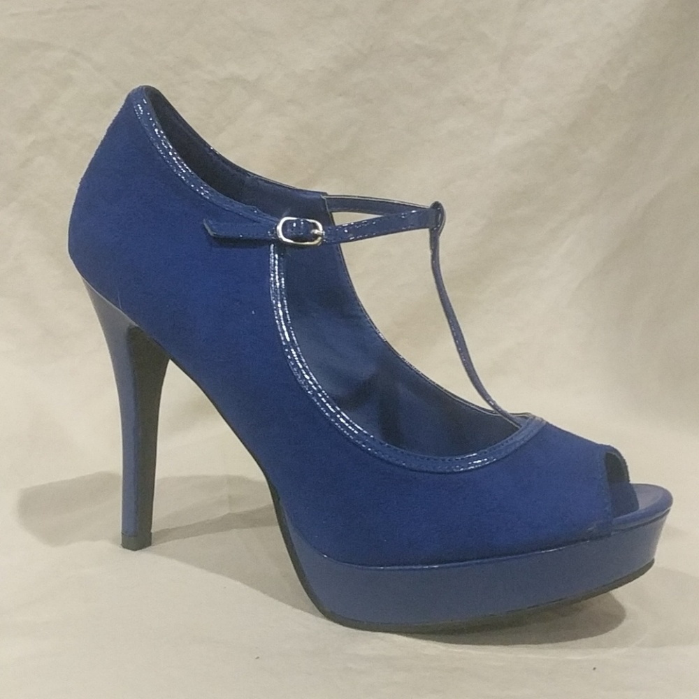 Sz 10 Royal Blue MJ Heel